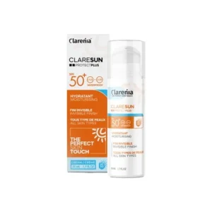 CLARENIA CLARESUN ECRAN HYDRATANT INVISIBLE SPF50+ 50ML