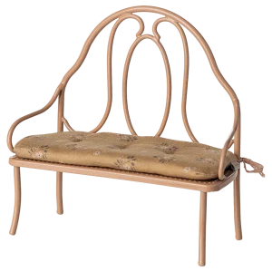 Banc Vintage Miniature Rose Foncé