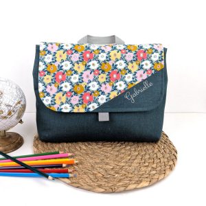 Cartable Maternelle Personnalisé > Fleurs | Scratch <