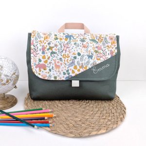 Cartable Maternelle Personnalisé > Jungle Kaki | Scratch <