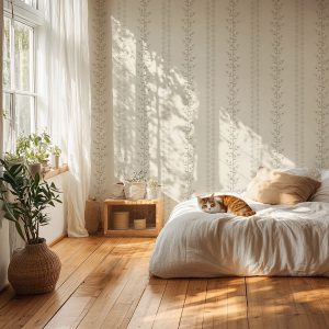 Papier peint Guirlande de Fleurs