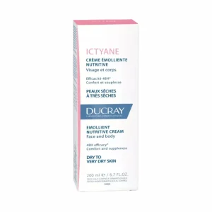 Ducray ictyane creme emolliente nutritive visage et corps 200ml