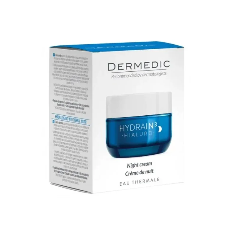 DERMEDIC HYDRAIN 3 CREME DE NUIT HYDRATANTE 55 ML