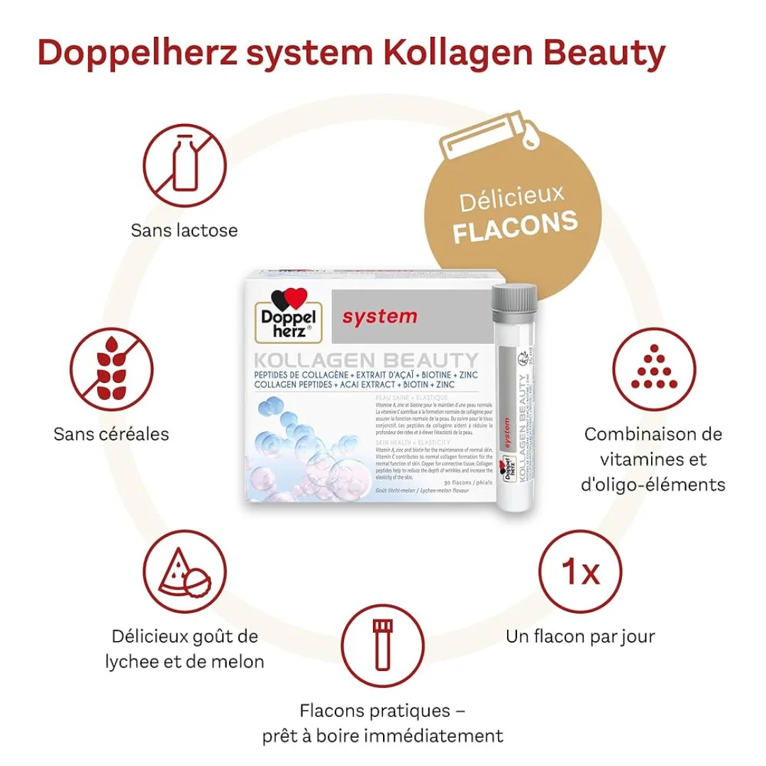 DOPPEL HERZ AKTIV KOLLAGEN BEAUTY 30 DOSES – Image 2