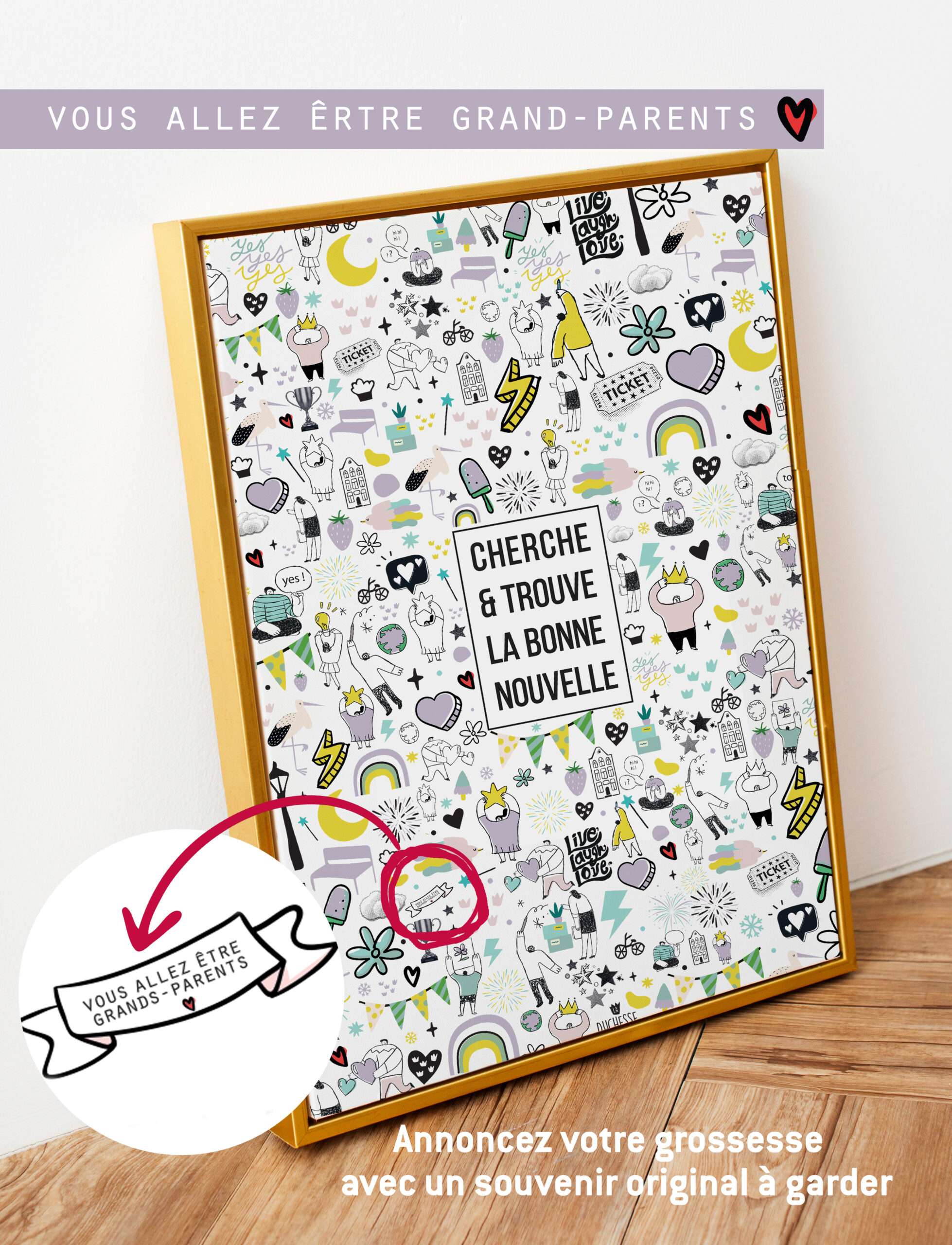 Affiche Annonce “Grands-parents” – Image 2