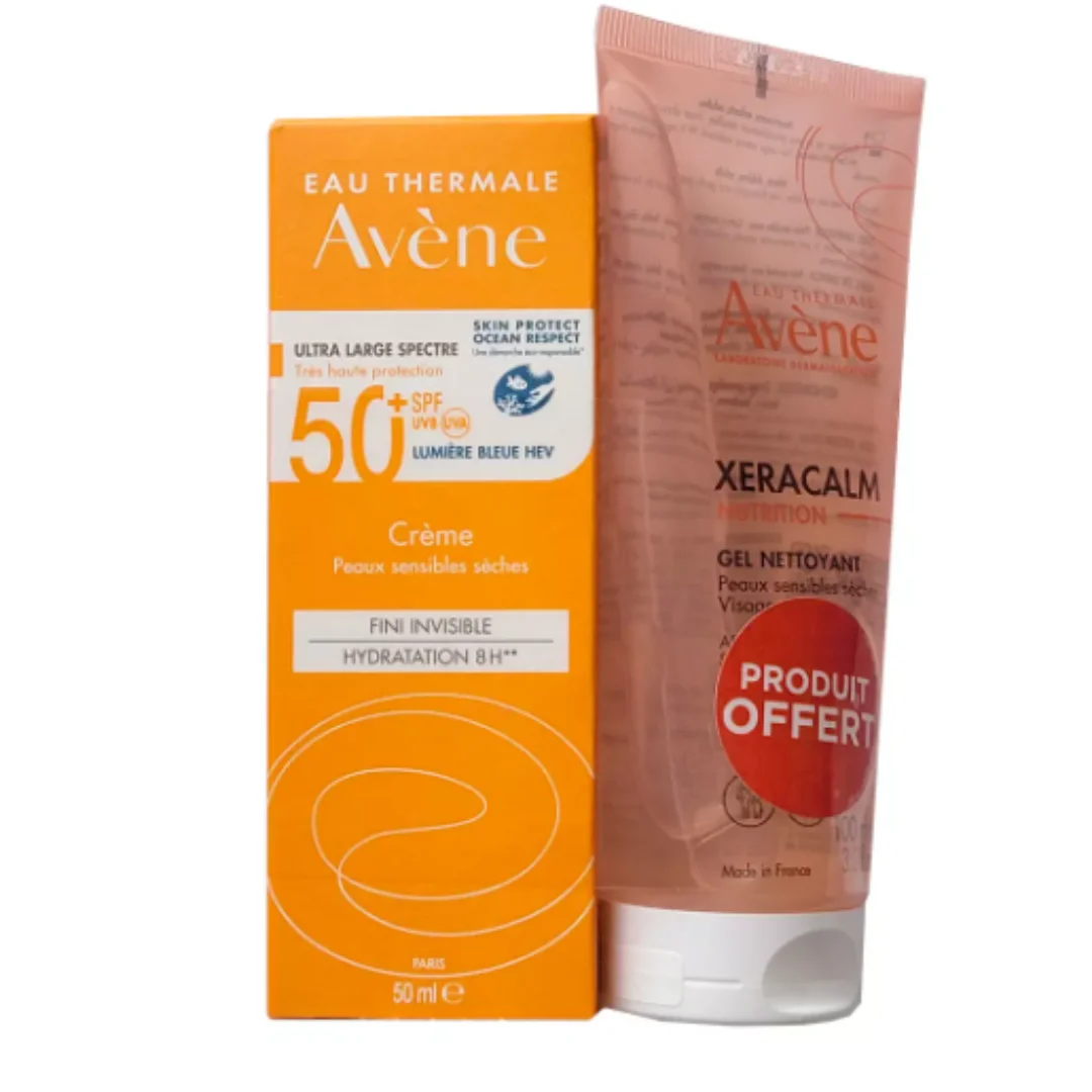 AVENE DUO ECRAN INV + XERACALM GEL 100ML GRT