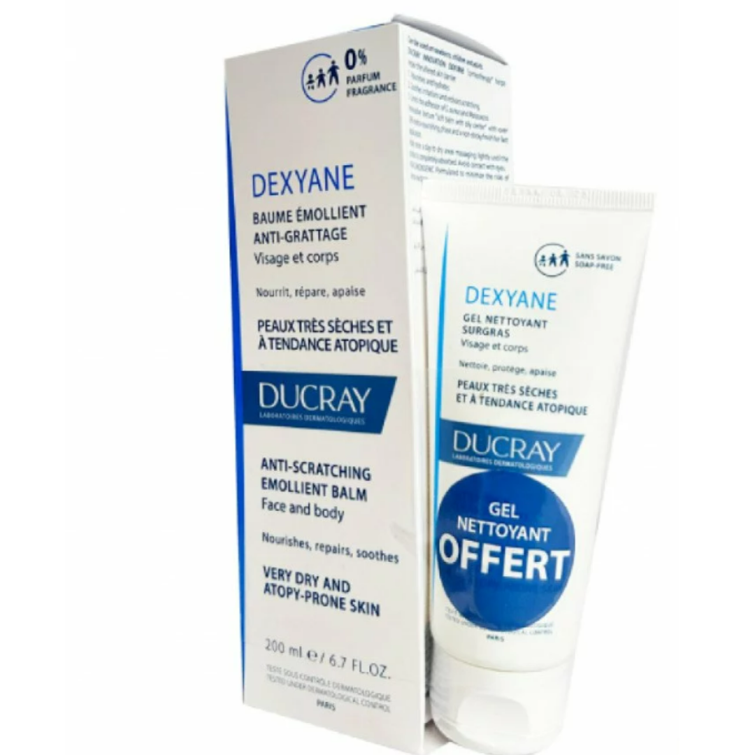 DUCRAY DEXYANE BAUME + DEXYANE GEL NETTOYANT 100ML (OFFERT)