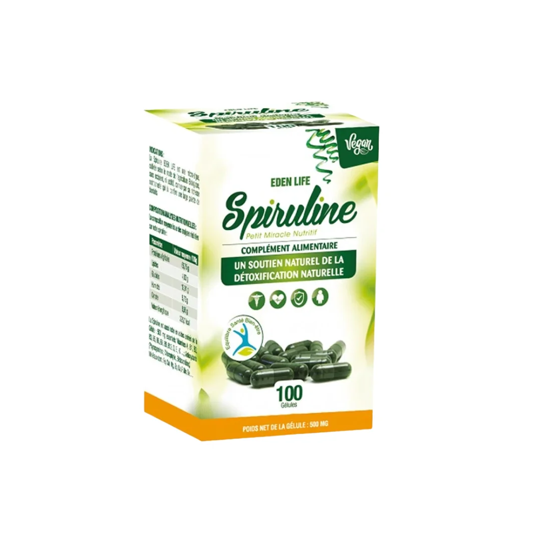 EDEN LIFE SPIRULINE 180 Gélules