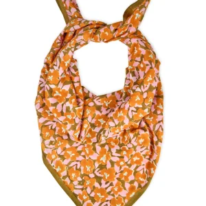 Grand Foulard Posy Cannelle