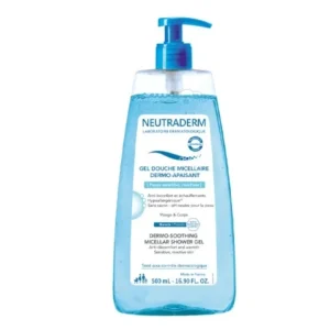 neutraderm gel douche micellaire dermo‐apaisant 500ml