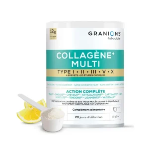 Granions Collagène+ Multi type I, II, III, V, X – Poudre 260 G