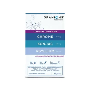 Granions Complexe Coupe Faim – Chrome, Konjac & Psyllium​