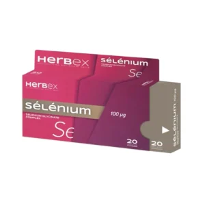HERBEX SELENIUM 100 UG 20 GELULES