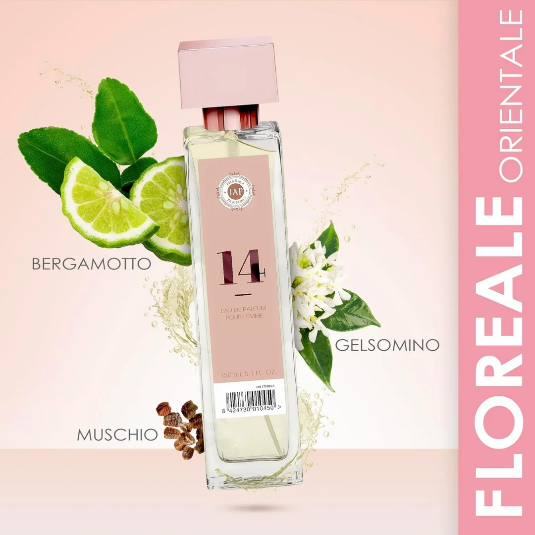 IAP PHARMA parfums Nº14 eau de parfum VAPORISATEUR FLEURI FEMMES 150ML – Image 2