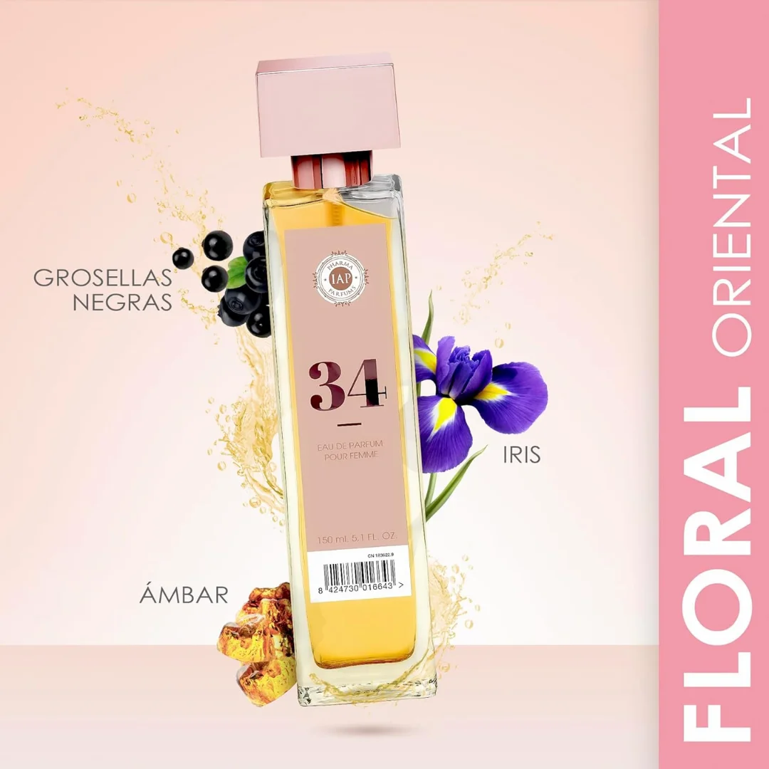 IAP PHARMA PARFUMS Nº34EAU DE PARFUM VAPORISATEUR FEMMES150 ML – Image 2
