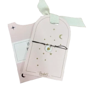 Bracelet Coeur Fil Noir