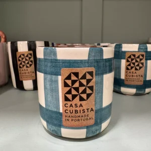 Tasse Expresso Damier Teal