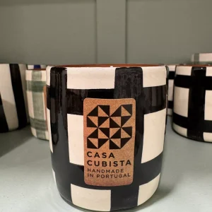 Tasse Expresso Damier Noir