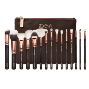 trousse pinceaux maquillage marron zoeva 15 pcs