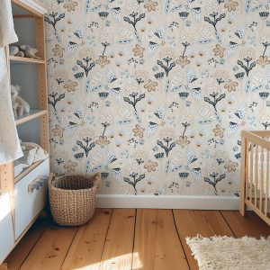 Papier peint chouette enchantée