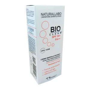naturallabo bioclear ecran solaire 50+ invisible 50ml