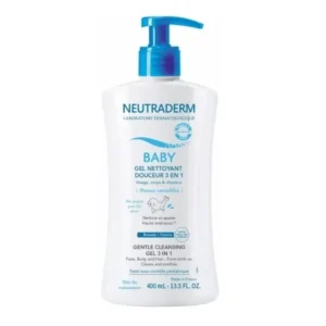 Neutraderm baby gel nettoyant douceur 3 en 1 400ml