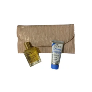NUXE pochette HUILE PRODIGIEUSE 30ML+CREME FRAICHE de beaute creme hydratante 30ML(OFFERT)
