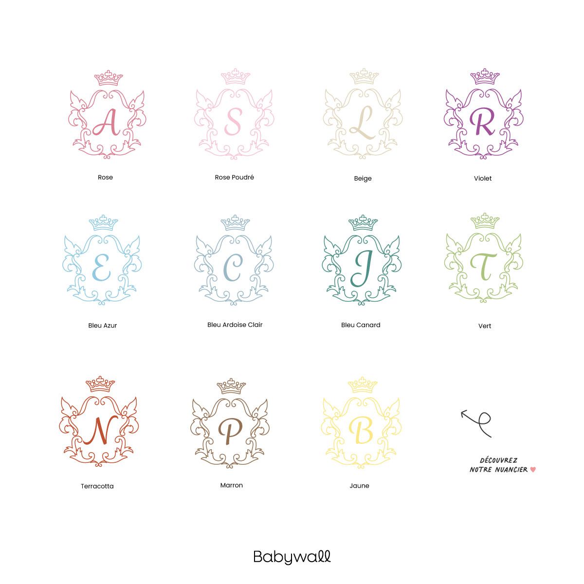 Papier peint blason de princesse – Image 3