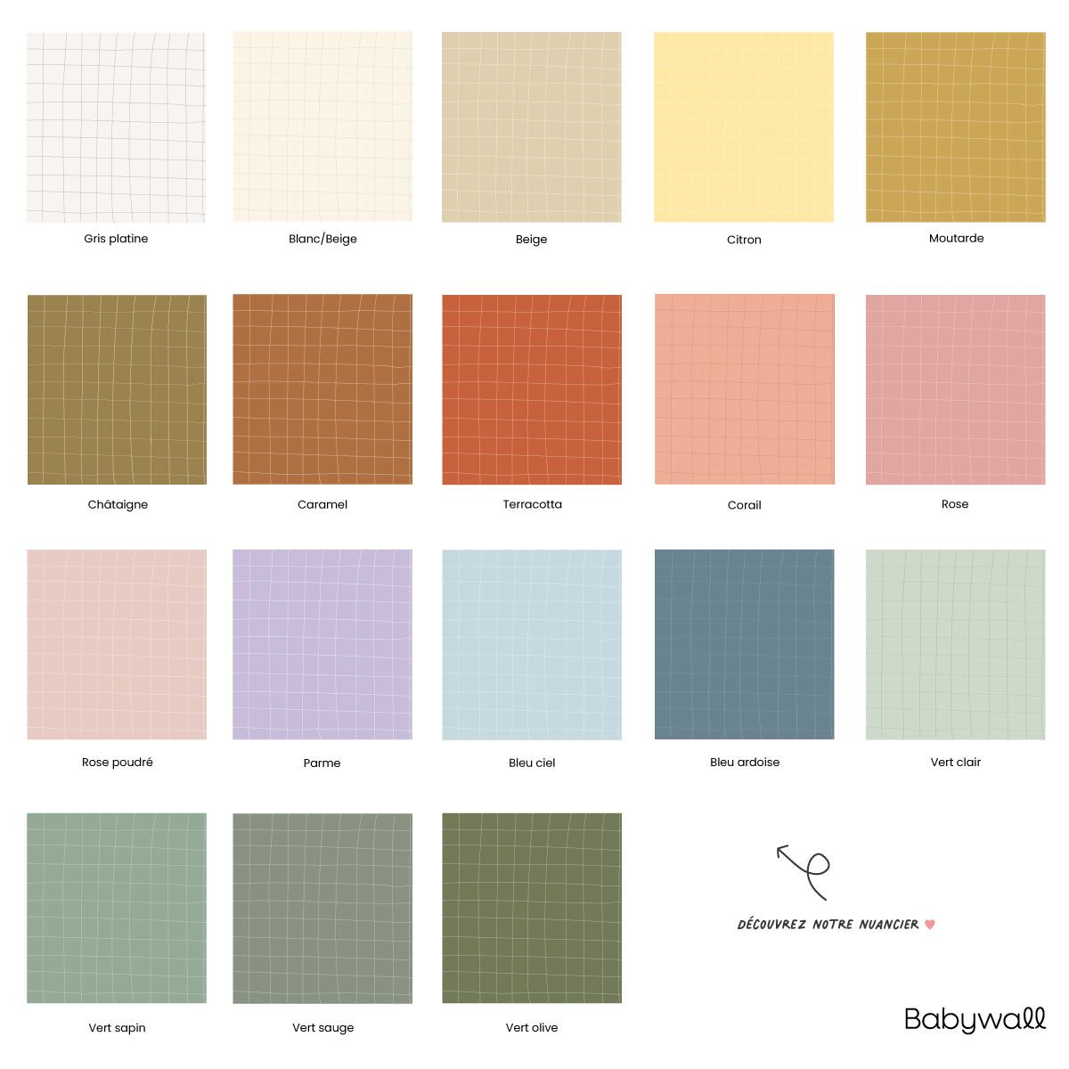 Papier peint petits carreaux – Image 2