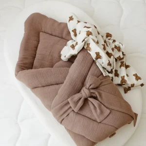 Écharpe de Portage Bébé Premium en Velours – Proximité et Liberté Totale