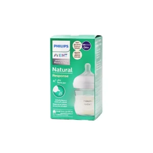 PHILIPS AVENT BIBERON NATURAL RESPONSE EN VERRE +0 MOIS 120ML