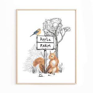 Affiche forêt enfant