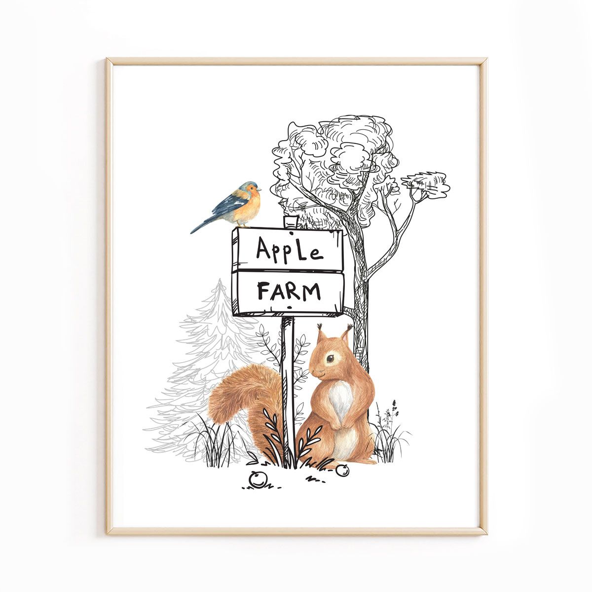 Lot de 3 affiches thème forêt pour enfant – Image 4