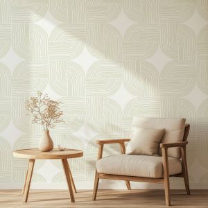 Papier peint Lignes symétriques