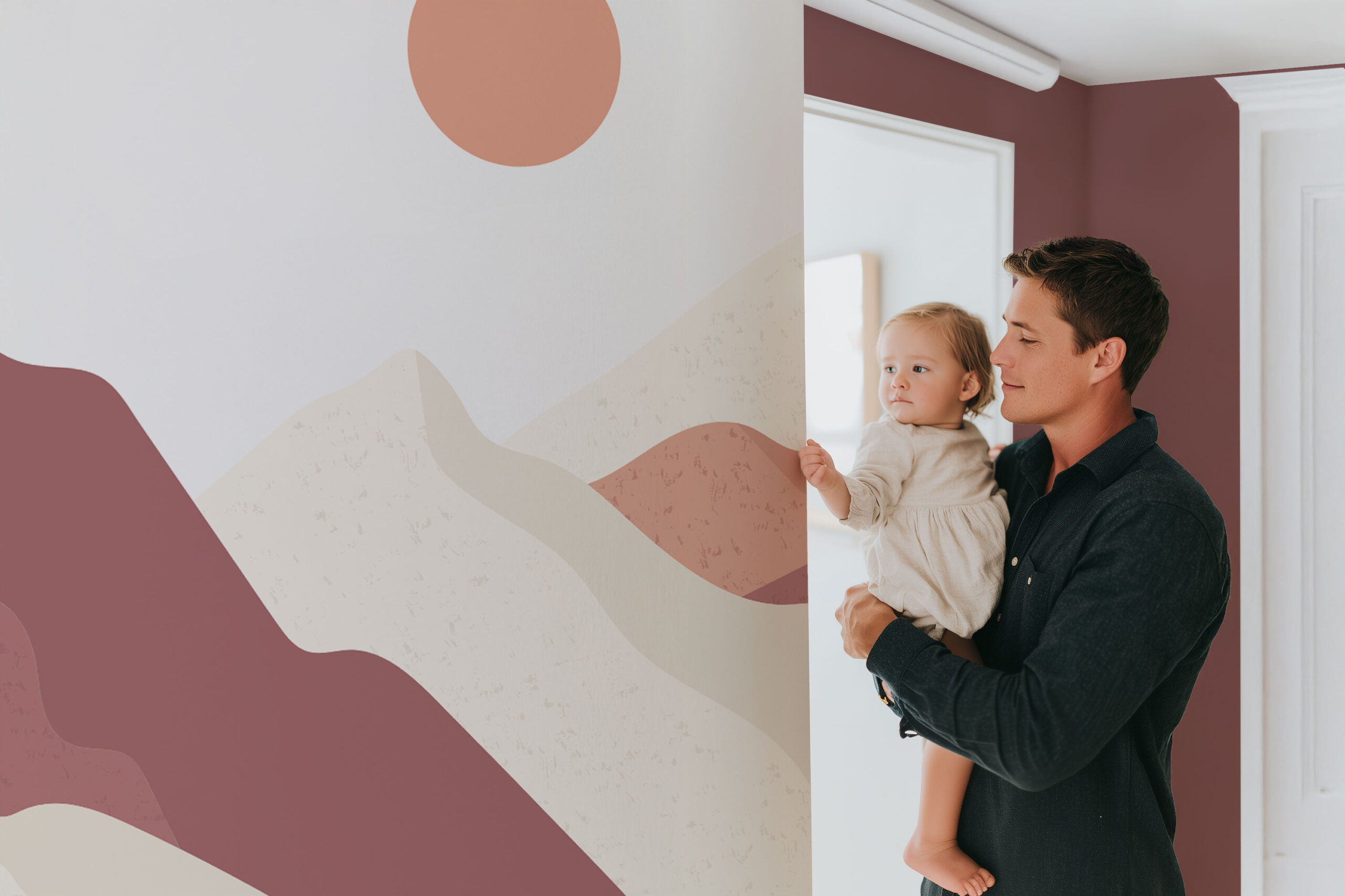 Papier peint Montagne d’argile pour enfant – Image 3