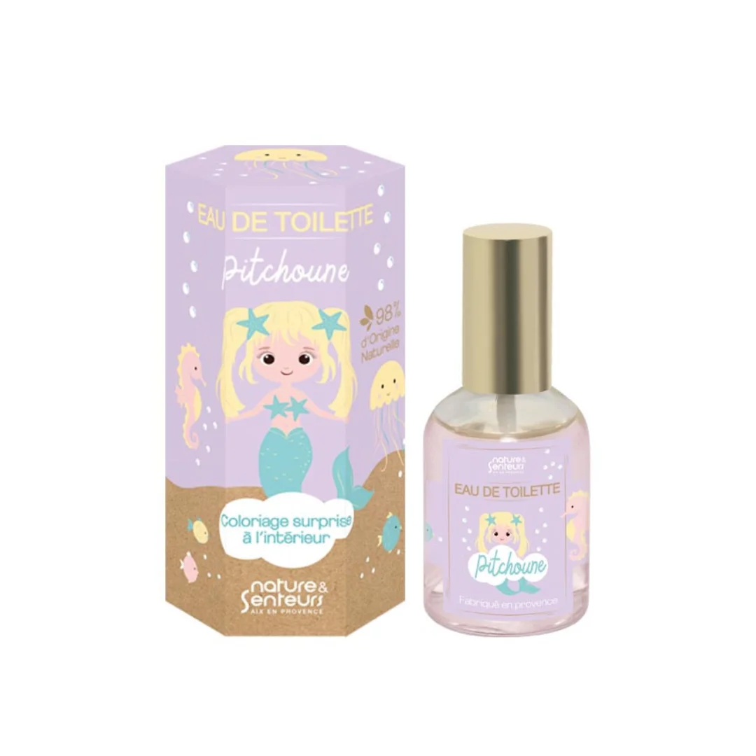 Parfum Fille à paillettes Senteur Cerise « Pitchoune » – 50ml