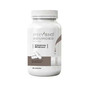 Physio Sources Vitamines & Minéraux de 60 Gélules