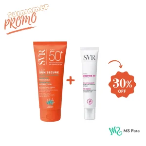 SVR PACK SUN SECURE Lait + svr Creme sensifine AR SPF50+ (-30%)