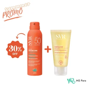 SVR PACK SUN SECURE Brume (-30%) + Svr creme lavante topialyse SPF50+