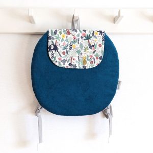 Sac à Dos Bébé Bleu Canard Jungle