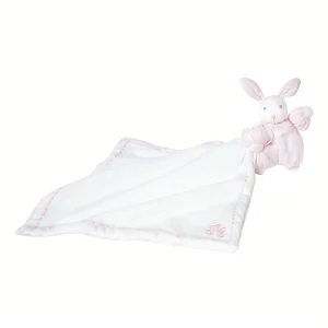 Peluche Doudou Lapin Rose Pâle