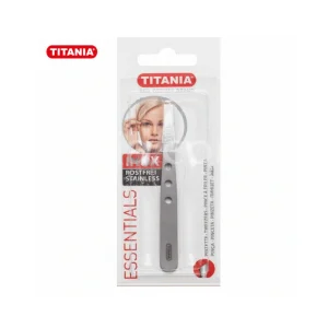 TITANIA PINCE A EPILER INOX 1090/61B
