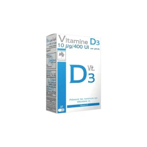 VITAL VITAMINE D3 10µG/400 UI GELULES B/30