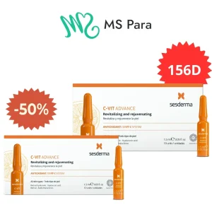 SESDERMA C-VIT SERUM INTENSIF 10 AMPOULES – 50% 2éme