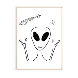 Affiche enfant alien