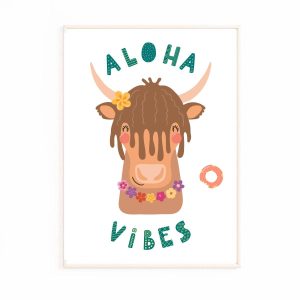 Affiche estivale Aloha