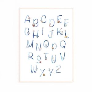 Affiche alphabet espace