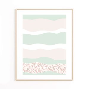 Affiche bébé abstrait