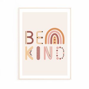 Affiche be kind enfant