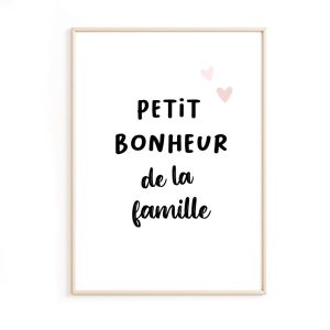 Affiche citation chambre bébé